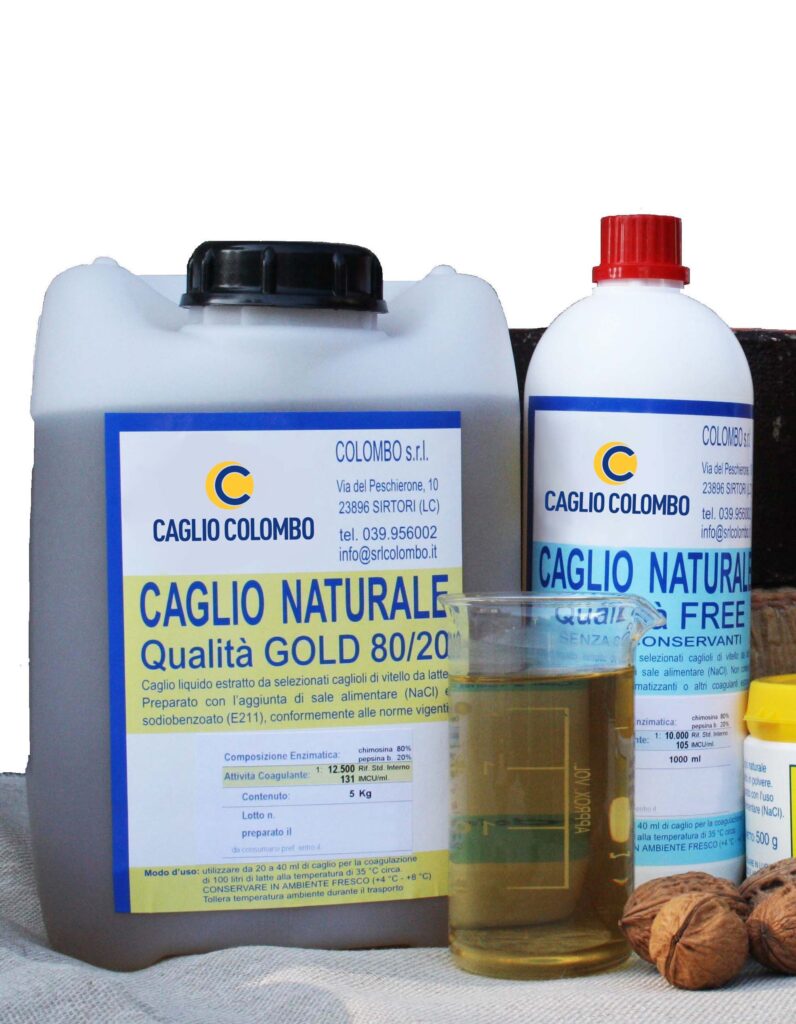 Caglio Colombo | Dal 1903 Colombo Srl affianca caseifici artigianali e industriali nella produzione di formaggi e prodotti lattiero-caseari, sviluppando caglio, fermenti lattici, enzimi e soluzioni dedicate alla lavorazione del latte. Un’esperienza costruita attraverso oltre un secolo di attività, ricerca e collaborazione con professionisti del settore caseario.