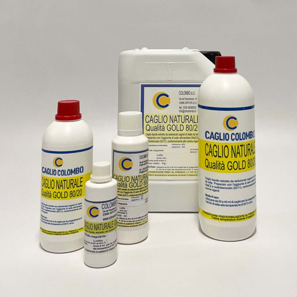Caglio Colombo | Dal 1903 Colombo Srl affianca caseifici artigianali e industriali nella produzione di formaggi e prodotti lattiero-caseari, sviluppando caglio, fermenti lattici, enzimi e soluzioni dedicate alla lavorazione del latte. Un’esperienza costruita attraverso oltre un secolo di attività, ricerca e collaborazione con professionisti del settore caseario.