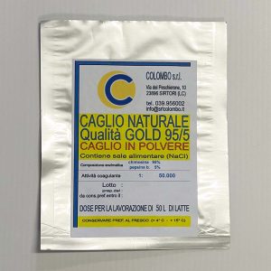 Caglio polvere vitello qualità gold 95/5 busta monodose