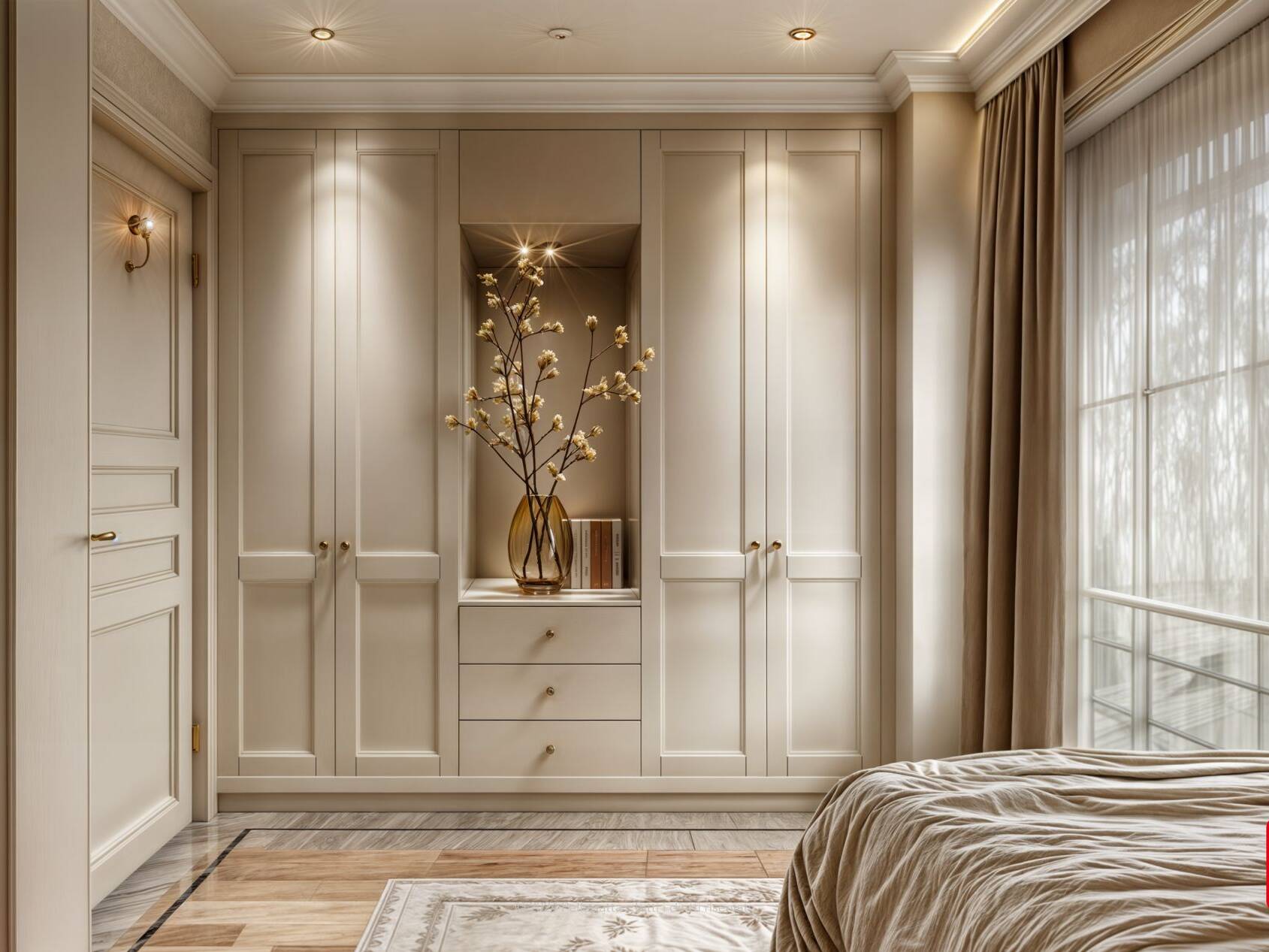 Dubai è un capolavoro di eleganza e artigianato, dove le cornici realizzate a mano risaltano per la loro precisione e bellezza. | Pellegatta