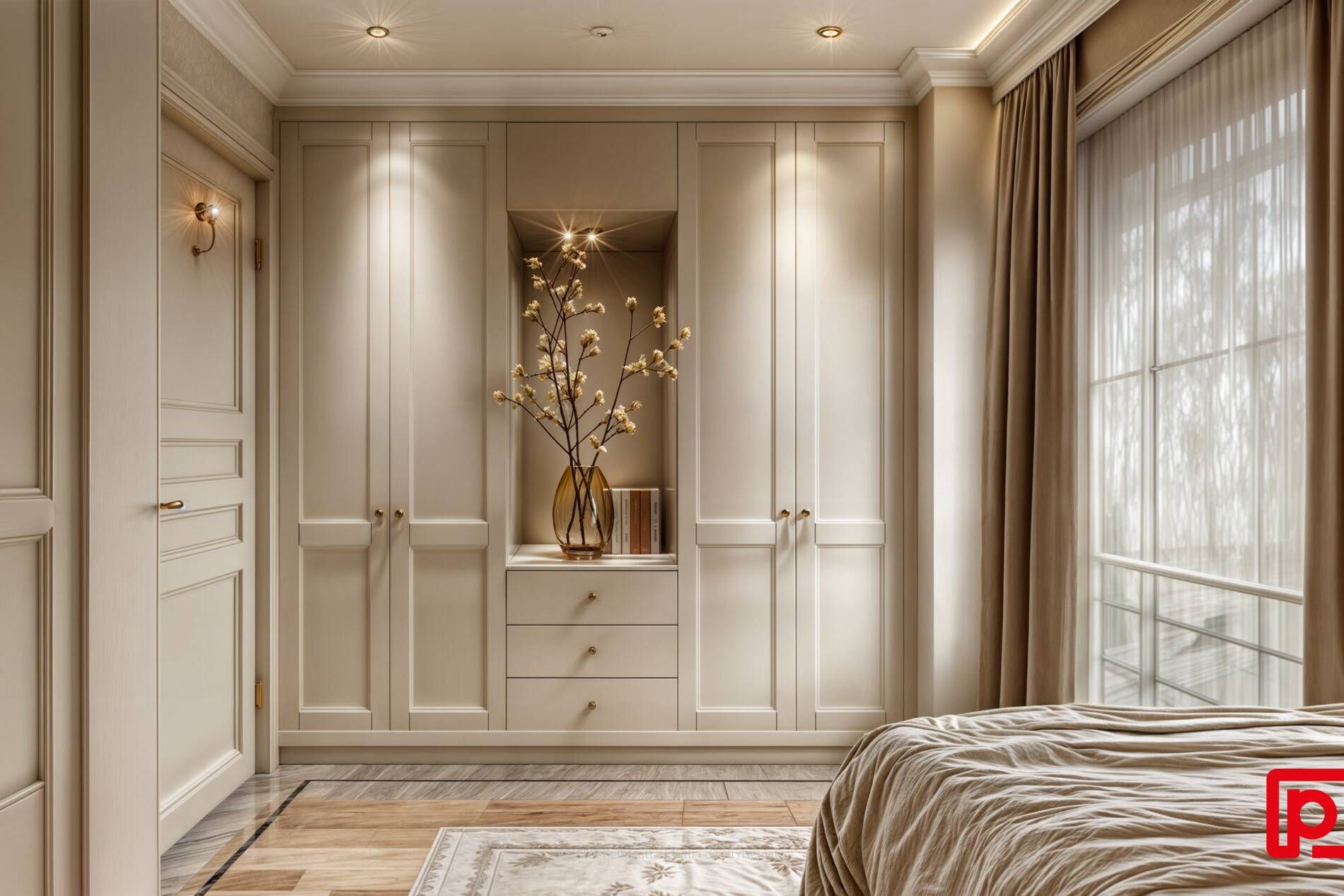 Dubai è un capolavoro di eleganza e artigianato, dove le cornici realizzate a mano risaltano per la loro precisione e bellezza. | Pellegatta