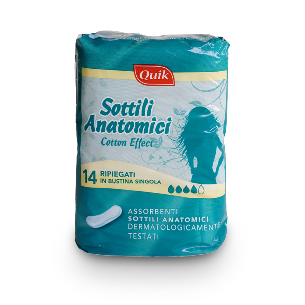 Quik Sottili Anatomico Singolo - 336 unità | Spaccio CIM online Quik Sottili Anatomico Singolo - 336 unità