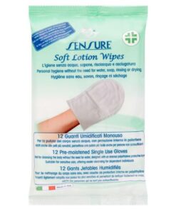 Sensuré Soft Lotion Wipes - Guanti Umidificati Monouso 144 unità